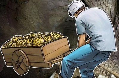 A vast Bitcoin mining farm harnessing renewable energy sources