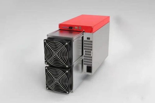 Low noise ASIC miner neatly set up in a home mining rig environment